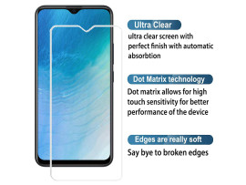 Tempered Glass / Screen Protector Guard Compatible for Vivo Y19 / Vivo U20 / Oppo F11 / Samsung A20s (Transparent) with Easy Installation Kit (pack of 1)